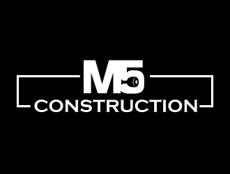 M5 Construction  logo design by Gopil