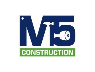 M5 Construction  logo design by Gopil