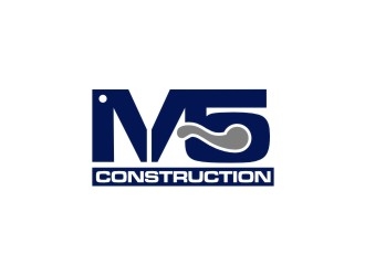 M5 Construction  logo design by KaySa
