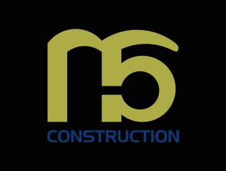 M5 Construction  logo design by Renaker