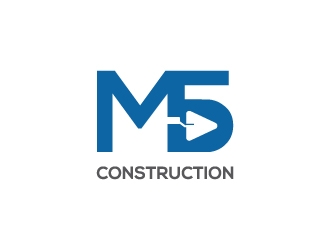 M5 Construction  logo design by zakdesign700