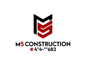 M5 Construction  logo design by ingepro