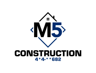 M5 Construction  logo design by ingepro