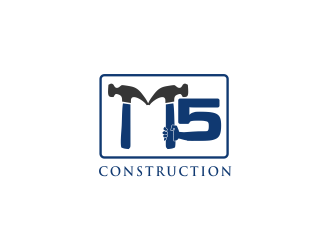 M5 Construction  logo design by Mahrein