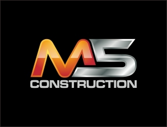 M5 Construction  logo design by agil