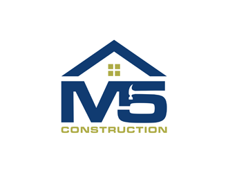 M5 Construction  logo design by alby