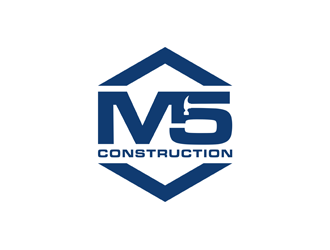 M5 Construction  logo design by alby
