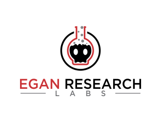 Egan Research Labs  logo design by oke2angconcept