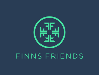 Finns Friends logo design by pel4ngi