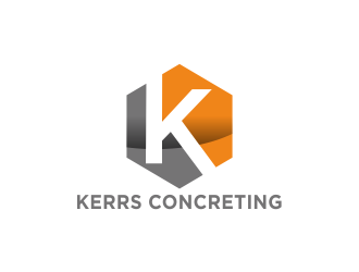 Kerrs concreting  logo design by Greenlight