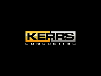 Kerrs concreting  logo design by RIANW