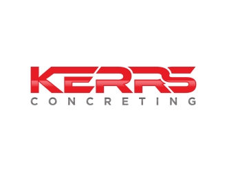 Kerrs concreting  logo design by javaz