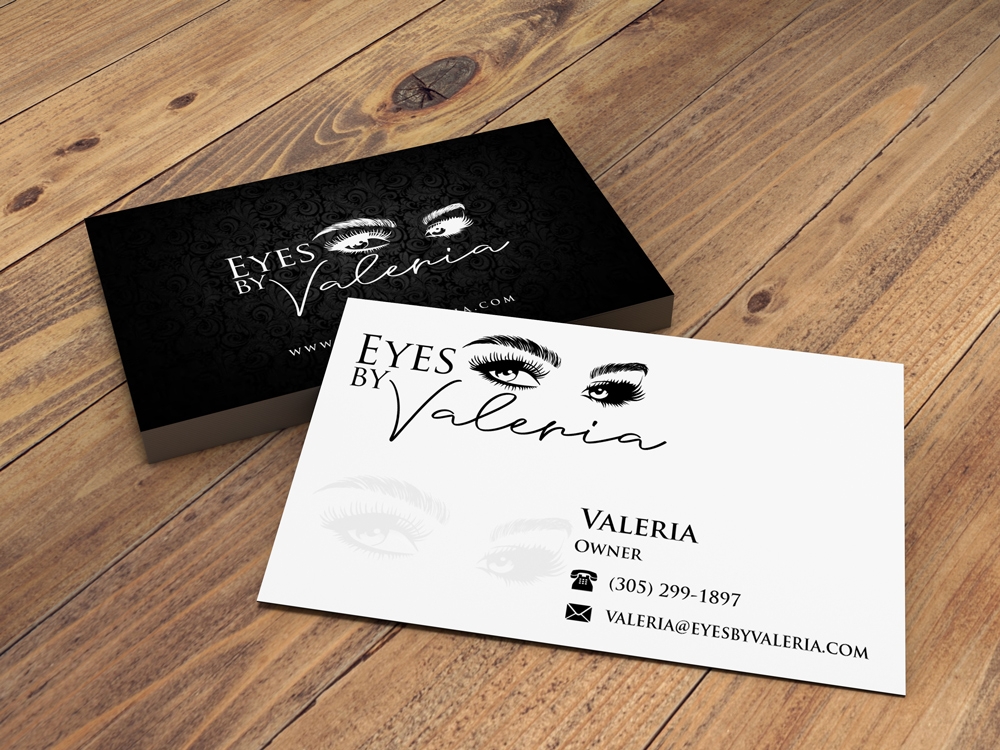 Eyes by Valeria logo design by ManishKoli
