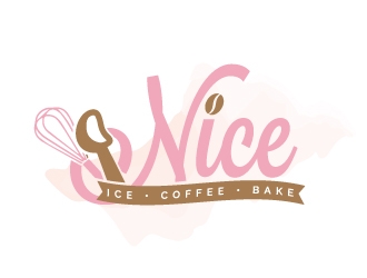 NIce (Ice, coffe, and Bake) logo design by jaize