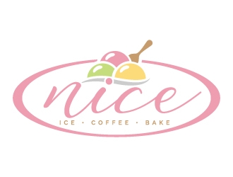 NIce (Ice, coffe, and Bake) logo design by jaize