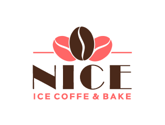 NIce (Ice, coffe, and Bake) logo design by Gwerth