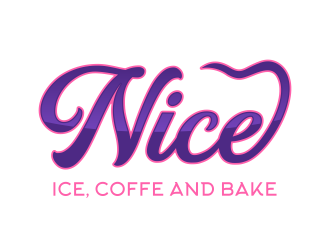 NIce (Ice, coffe, and Bake) logo design by Gopil