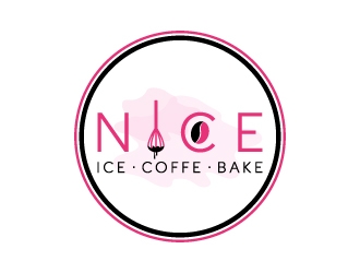 NIce (Ice, coffe, and Bake) logo design by MUSANG