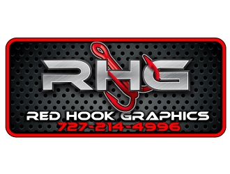 Red hook graphics logo design by Suvendu
