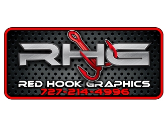 Red hook graphics logo design by Suvendu