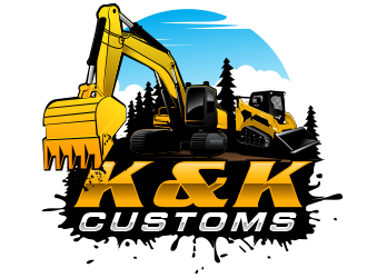 K&K Customs logo design by scriotx
