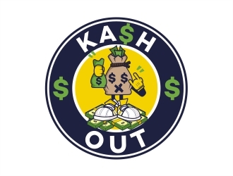 Kash out  logo design by Alfatih05