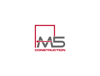 M5 Construction  logo design by luckyprasetyo