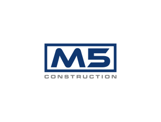 M5 Construction  logo design by haidar