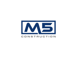 M5 Construction  logo design by haidar