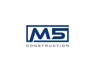 M5 Construction  logo design by haidar