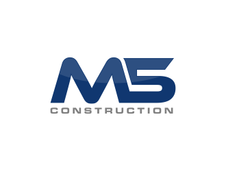 M5 Construction  logo design by haidar