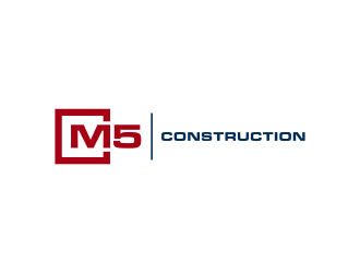 M5 Construction  logo design by scolessi