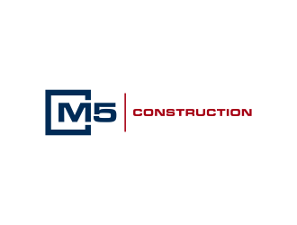 M5 Construction  logo design by scolessi