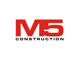 M5 Construction  logo design by Sheilla