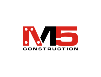 M5 Construction  logo design by Sheilla