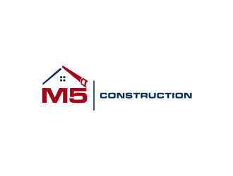 M5 Construction  logo design by scolessi