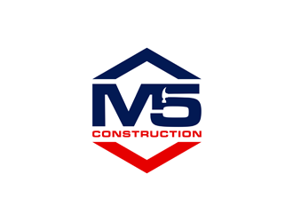M5 Construction  logo design by alby