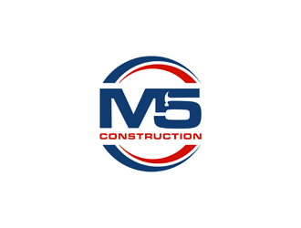 M5 Construction  logo design by alby