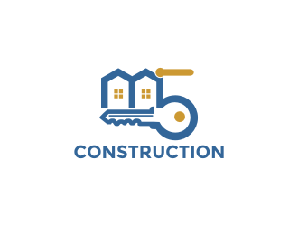 M5 Construction  logo design by protein