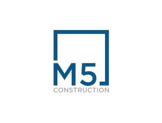 M5 Construction  logo design by sabyan