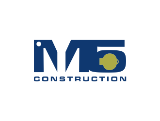 M5 Construction  logo design by oke2angconcept