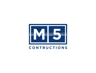M5 Construction  logo design by haidar