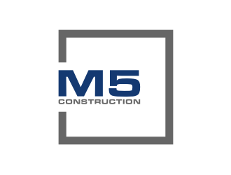 M5 Construction  logo design by puthreeone