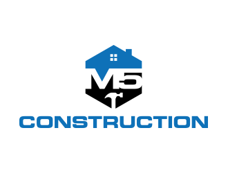 M5 Construction  logo design by yippiyproject