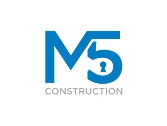M5 Construction  logo design by sabyan