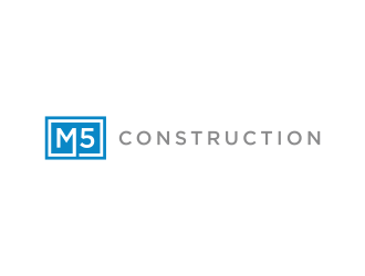 M5 Construction  logo design by Editor