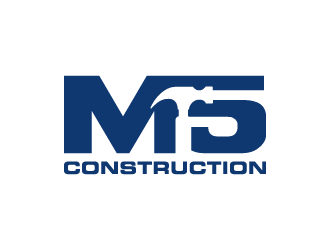 M5 Construction  logo design by denfransko