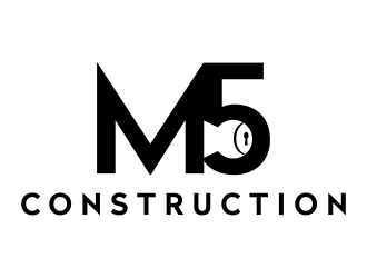 M5 Construction  logo design by savana