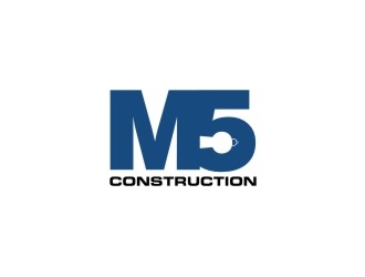 M5 Construction  logo design by maspion