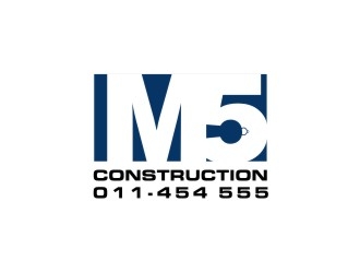 M5 Construction  logo design by maspion
